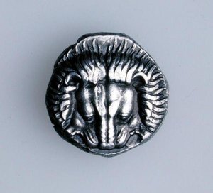 Tetradrachm of Samos, Ionia, depicting the scalp of a lion, c.390 BC (obverse) by Greek School